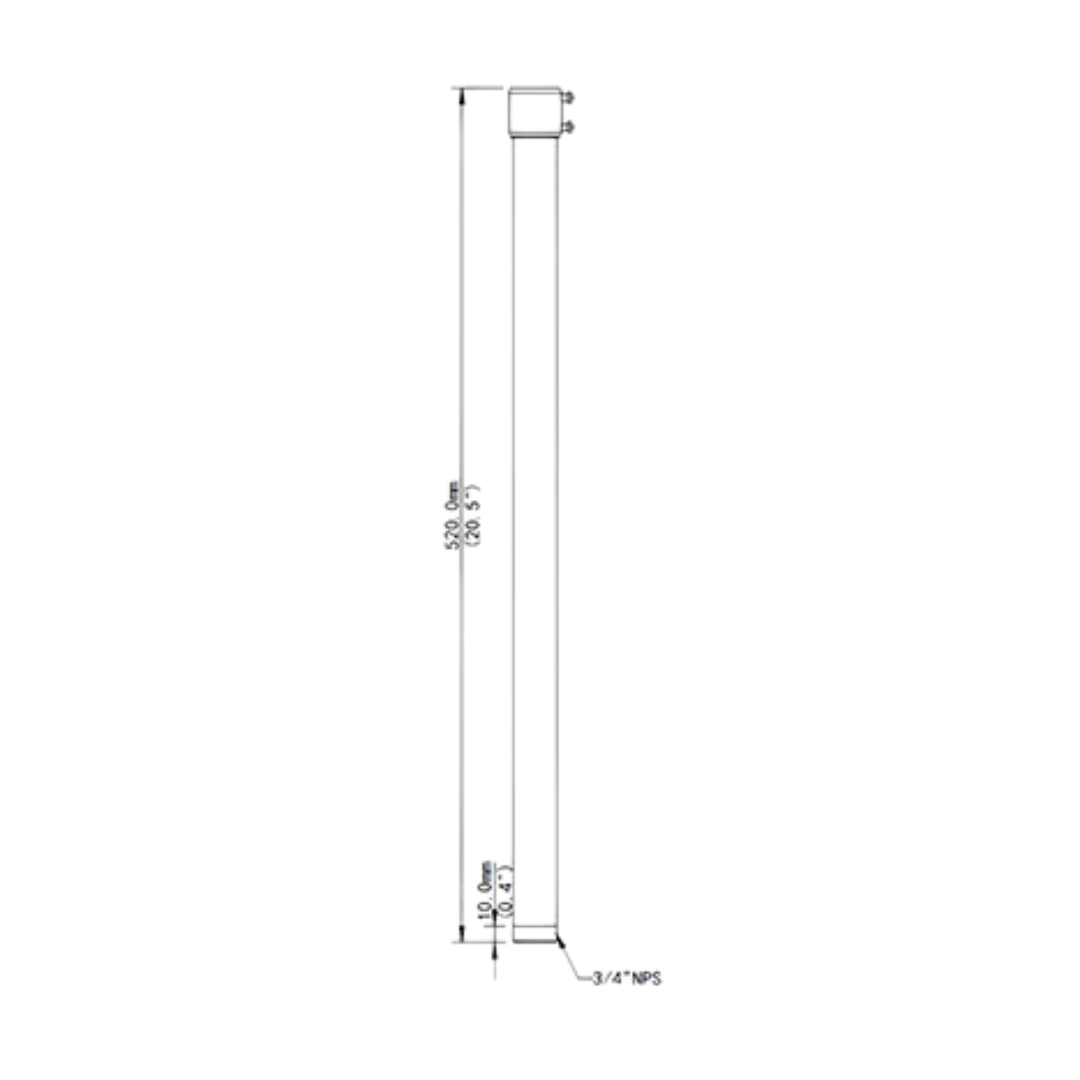 Uniview aluminium montagebeugel