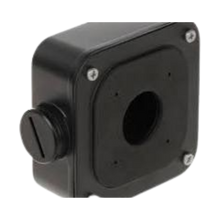 Uniview zwarte montagebox aluminium