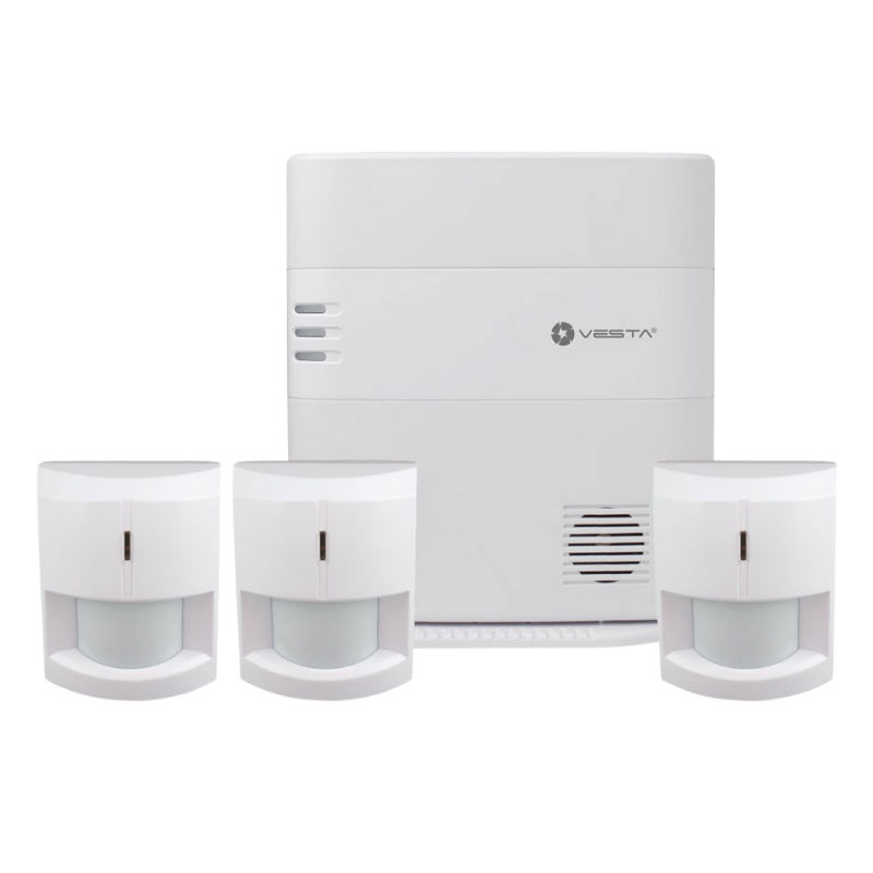 VESTA-055 KIT Grade 2 alarmsysteem met LAN,  Z-Wave en 4G met 3 bewegingsmelders