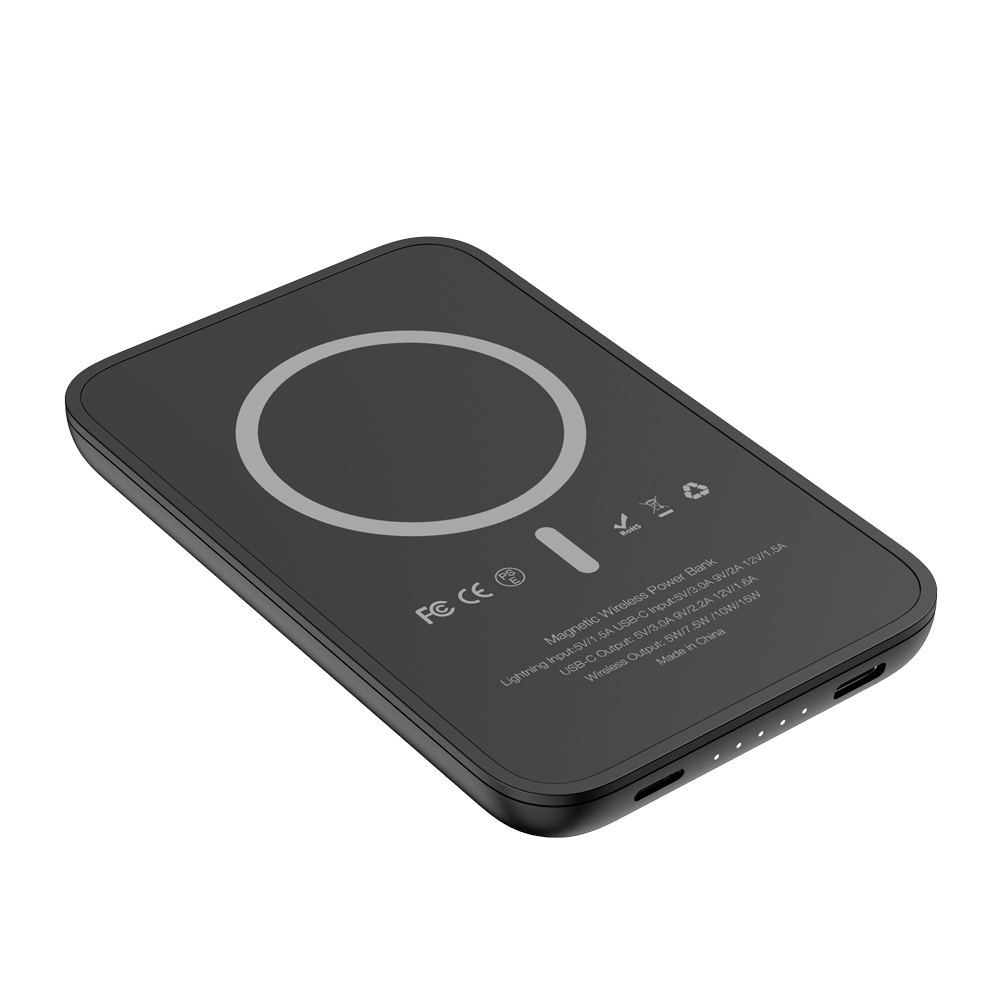 VEGER W0553P Powerbank 5000mAH met draadloos opladen voor smartphone