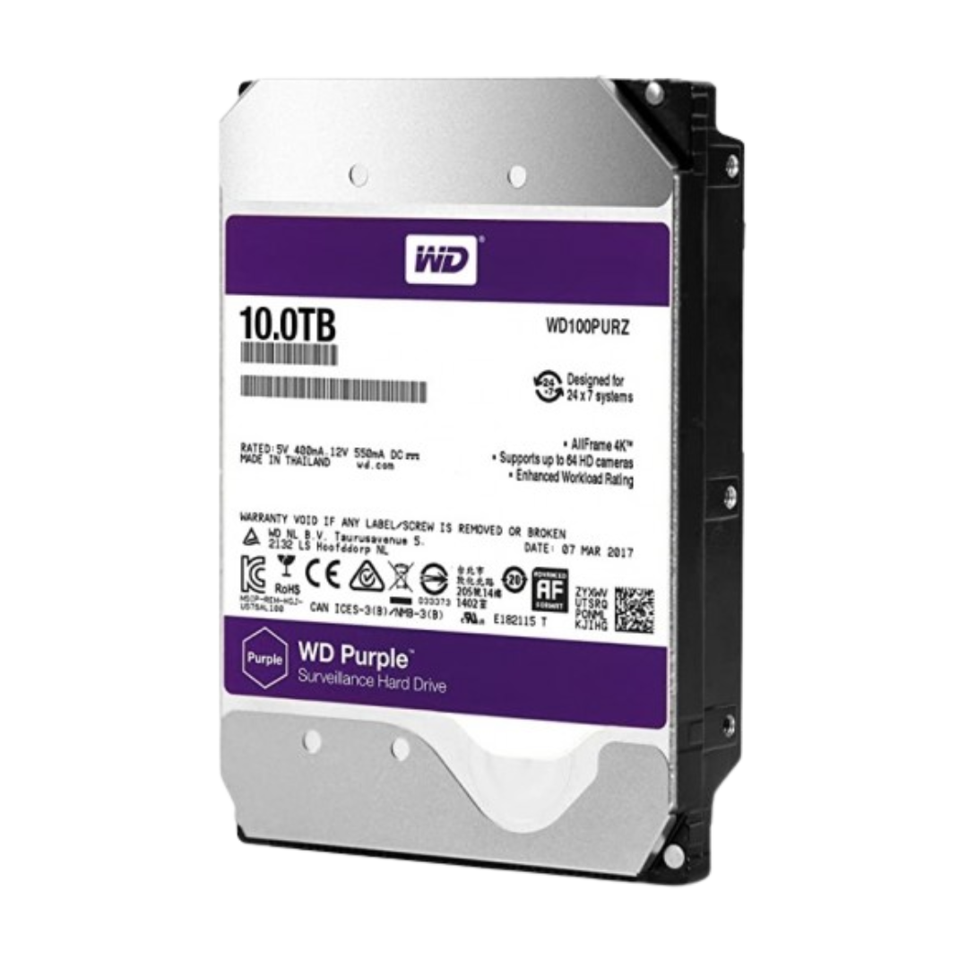 WD100PURZ 10TB security hard drive