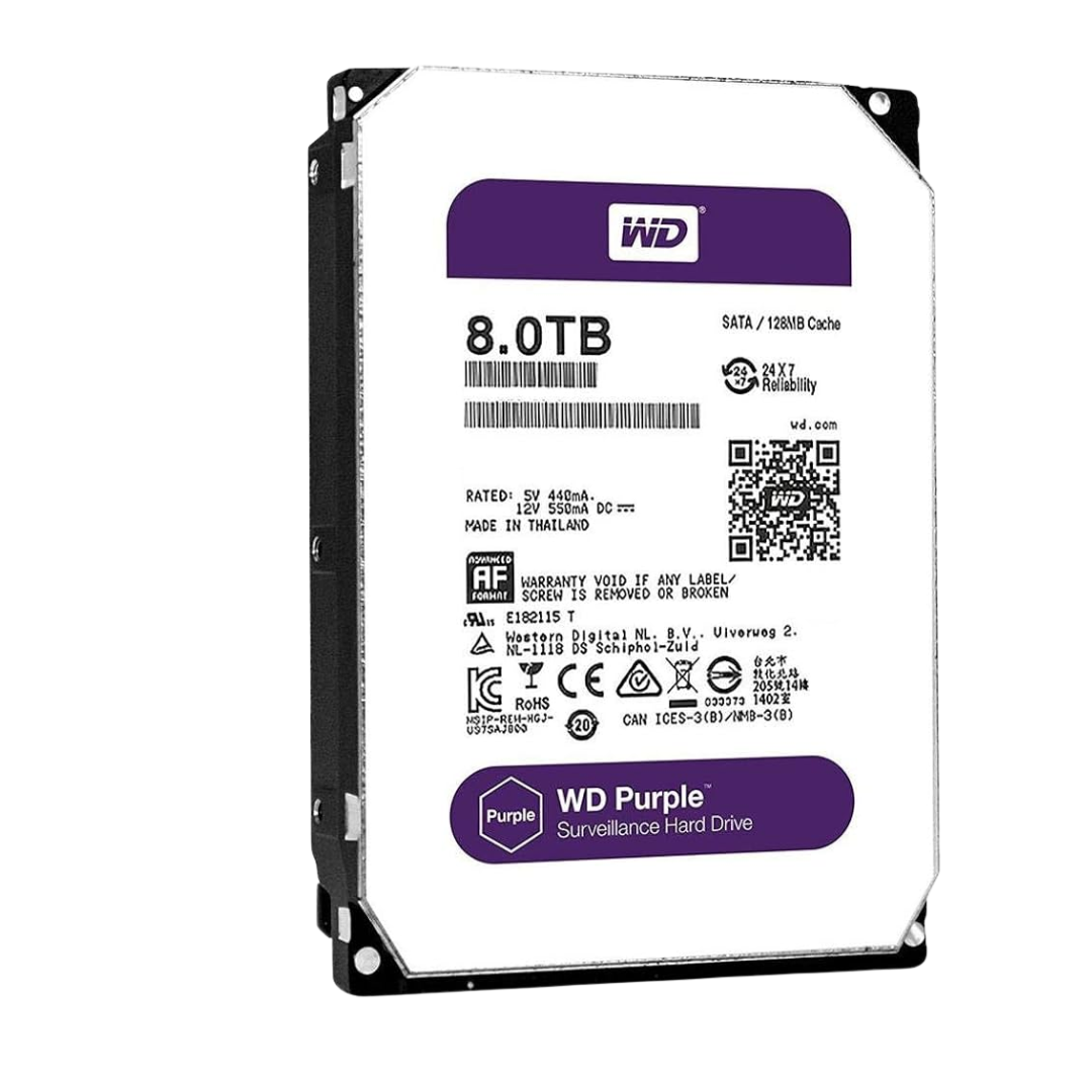 WD80PURZ 8TB security hard drive