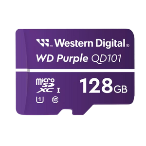 Western Digital WDD128G1P0C WD Purple 128GB microSD memory card for surveillance cameras