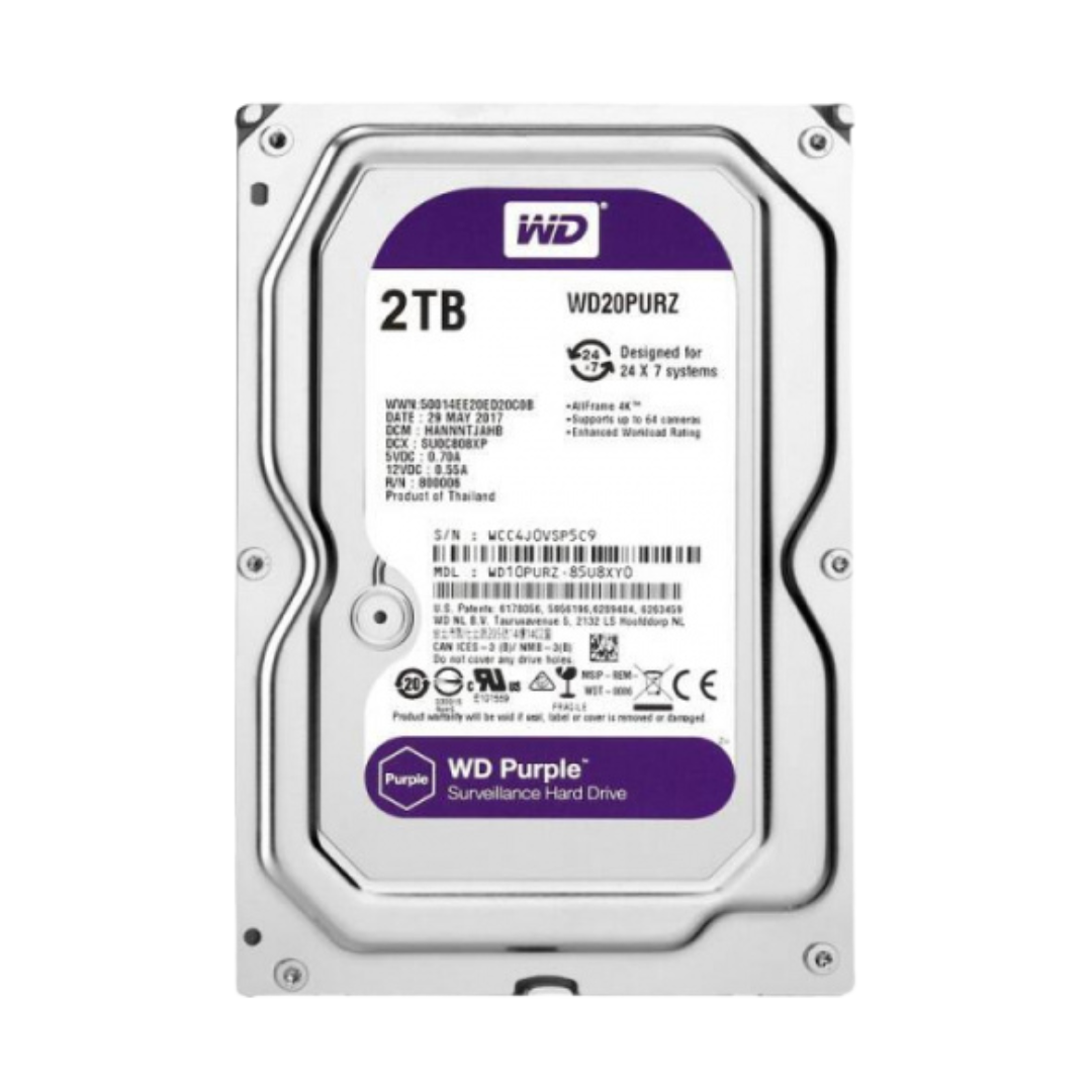 Western Digital 2TB opslag voor camera’s