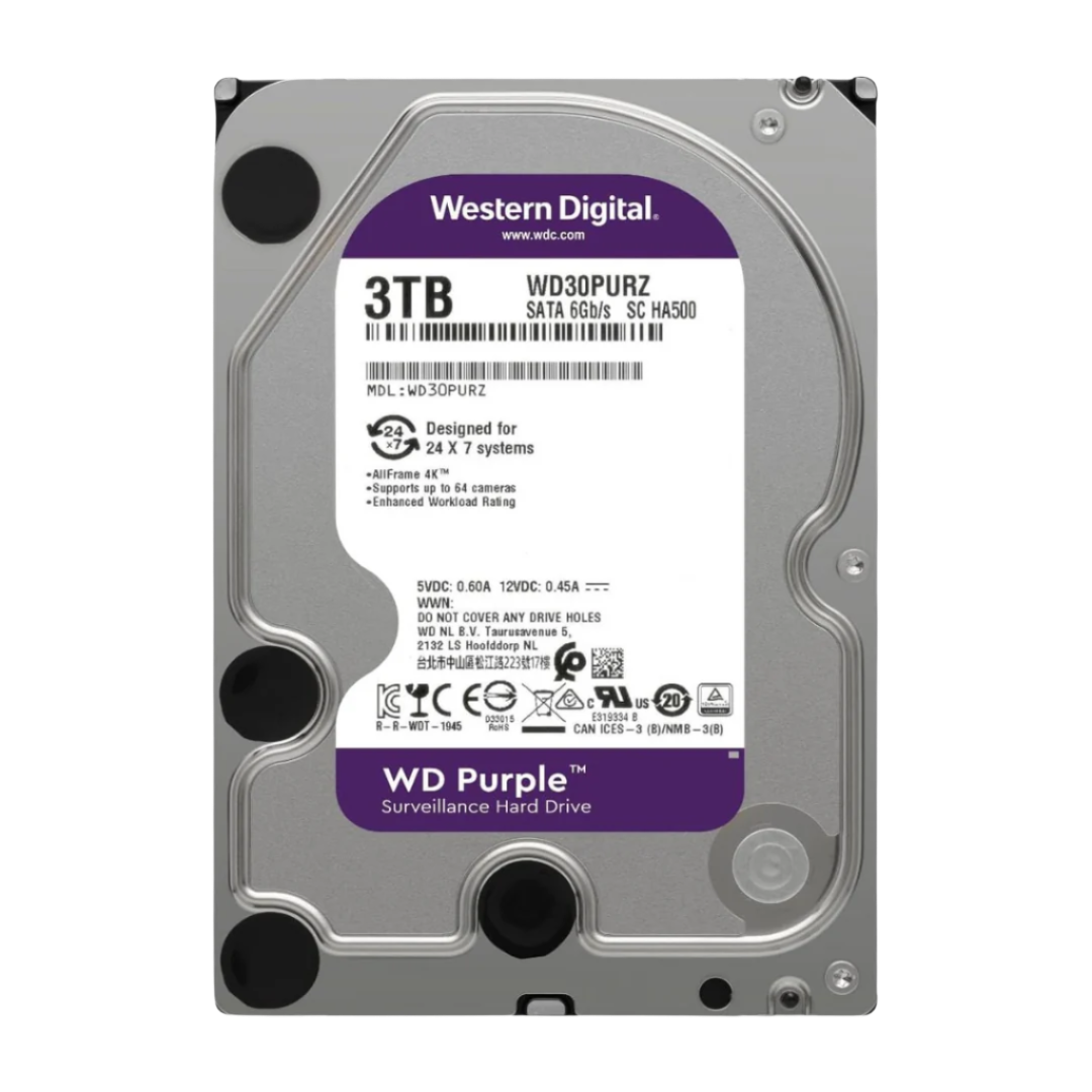 Western Digital 3TB CCTV opslag