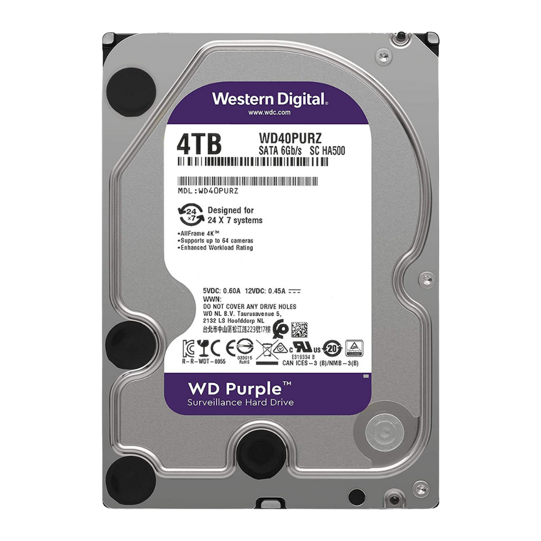 Western Digital 4TB CCTV opslag