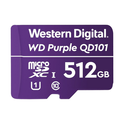 Western Digital 512GB SD kaart voor videobewaking