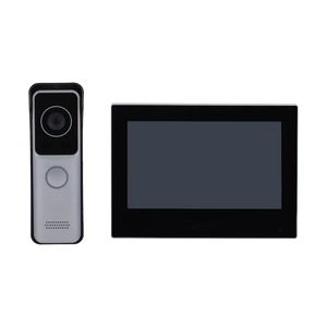 X-Security KTW02 complete WiFi/PoE video doorbell kit with 2MP outdoor station with card reader and 7" monitor