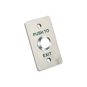 YLI PBK-810B - RVS exit drukknop