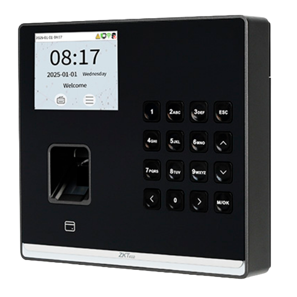 ZKTeco TA-SENSE-FP-M2-1-W – Tijdsregistratieterminal met vingerafdruk - ADMS