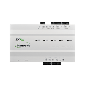 ZKTeco inBIO-160 PRO BOX 1 deur biometrische access controller TCP/IP,  Wiegand,  RS485 met metalen voedingskast