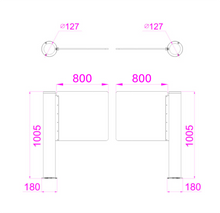 ZK-TS-SBT3000S-D-1600 – Toegangspoort