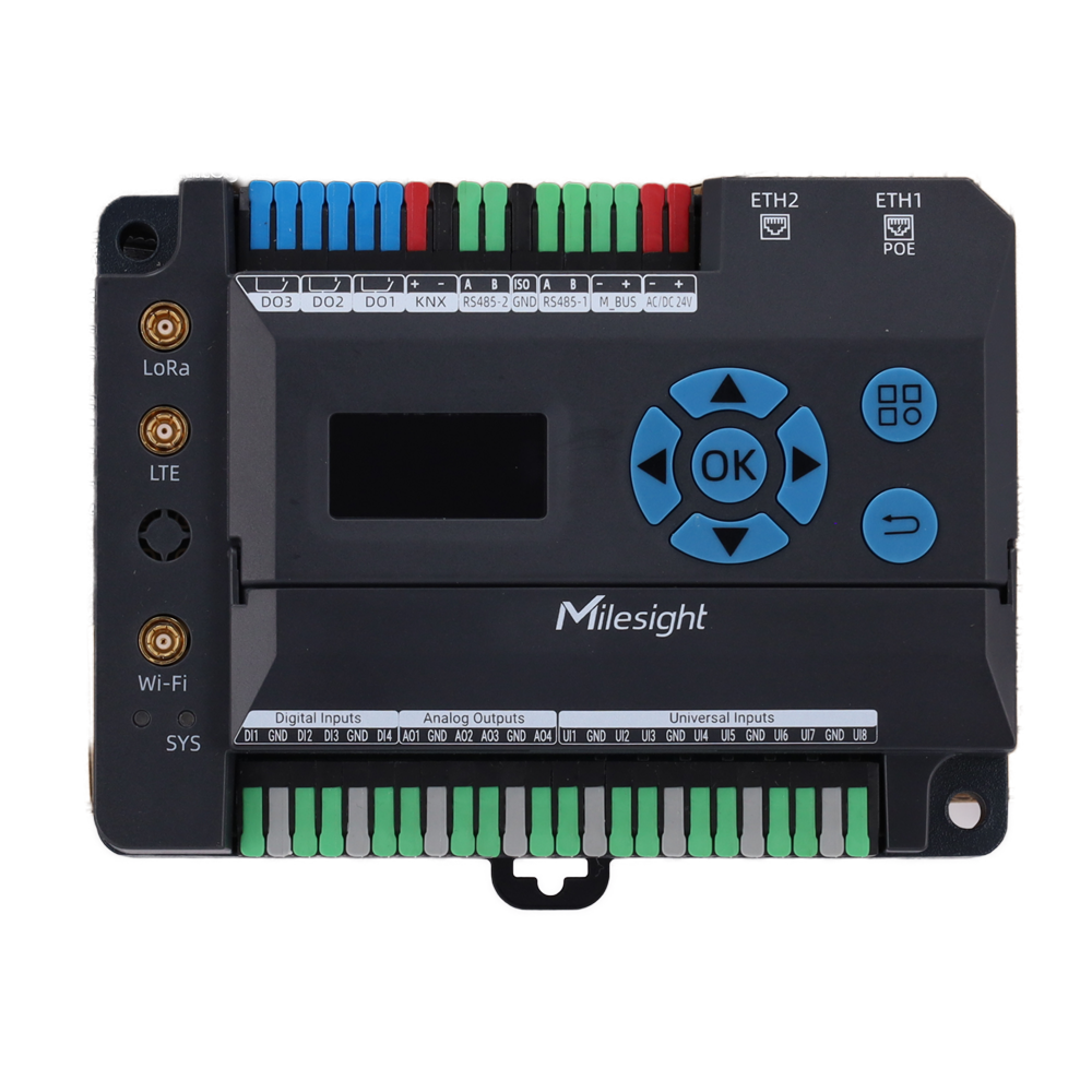 Milesight EG71 – IoT building gateway - LoRaWAN, 4G, WiFi, KNX en modbus