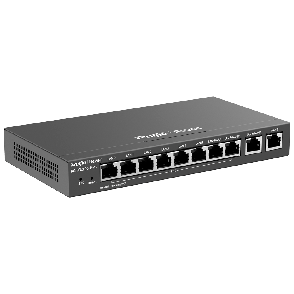 Reyee RG-EG210G-P-V3 – Cloud managed router - PoE - VPN