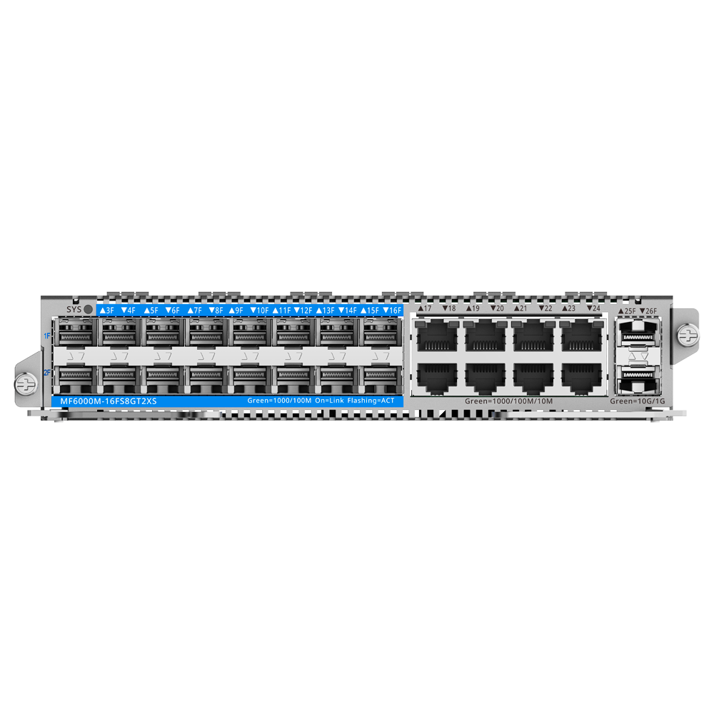 Reyee RG-MF6000M-16FS8GT2XS – High-Performance L3 Managed Switch with 16x SFP, 8x Gigabit RJ45 &amp; 2x 10G Uplink Ports