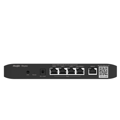 Reyee RG-EG105G-P-V3 Gigabit Cloud Managed Router – 5-Poorts, PoE+, VPN & Beveiliging