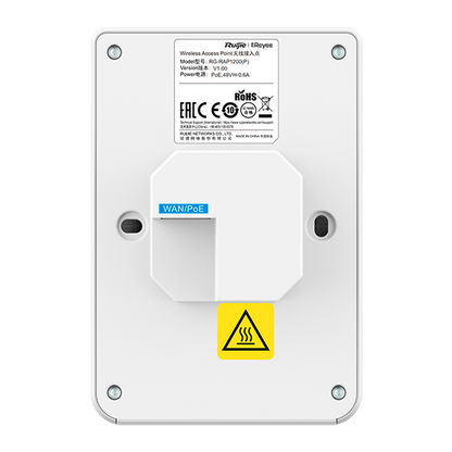 Reyee RG-RAP1200(P) Access Point – Dual-Band WiFi 6, Gigabit, PoE Ondersteuning