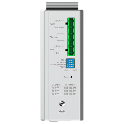 Reyee RG-NIS2100-8GT2SFP-HP – Managed Gigabit PoE+ Switch met 8x RJ45 & 2x SFP, Layer 2, 130W
