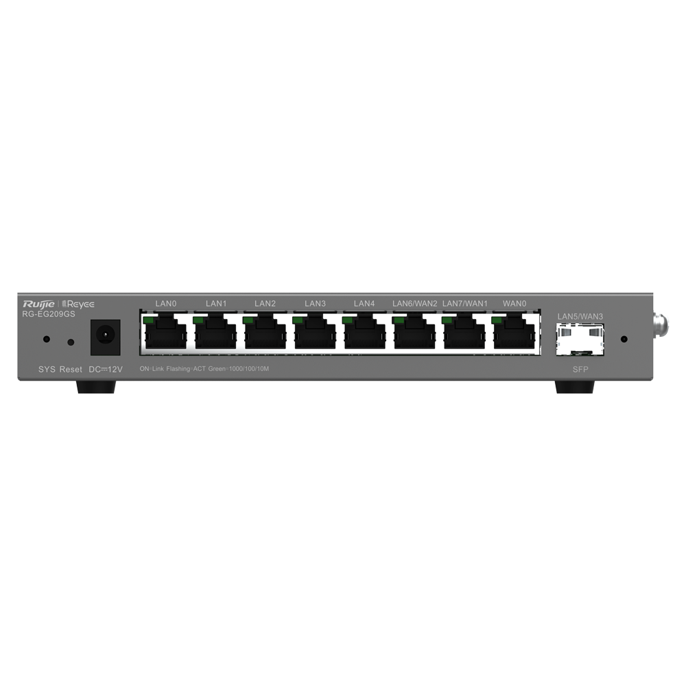Reyee RG-EG209GS – Router met 9 poorten & 1 SFP