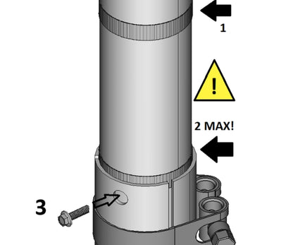 UMA MT27 – Telescopische antennemast - 2.7 meter