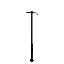 UMA CP40-B - Zwarte camerapaal 4,5 meter - Universeel - inclusief ankers en camerasteunen