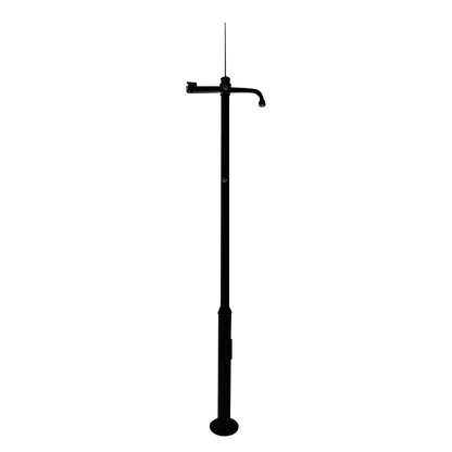 UMA CP40-B – Steel Camera Pole – Black – Incl. Ground Anchor & Brackets